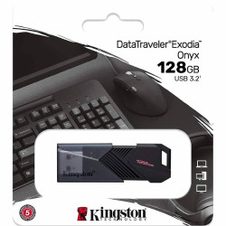 Memoria USB Kingston 128 GB Data Traveler Exodia Onyx