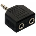 Adaptador divisor de audio 3,5 mm macho a 2 jacks hembra estéreo