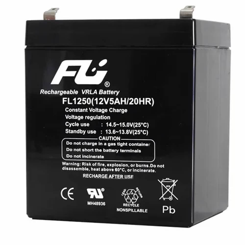 Batería para UPS y equipos eleéctricos - FL1250GS de 12V y 5 Ah