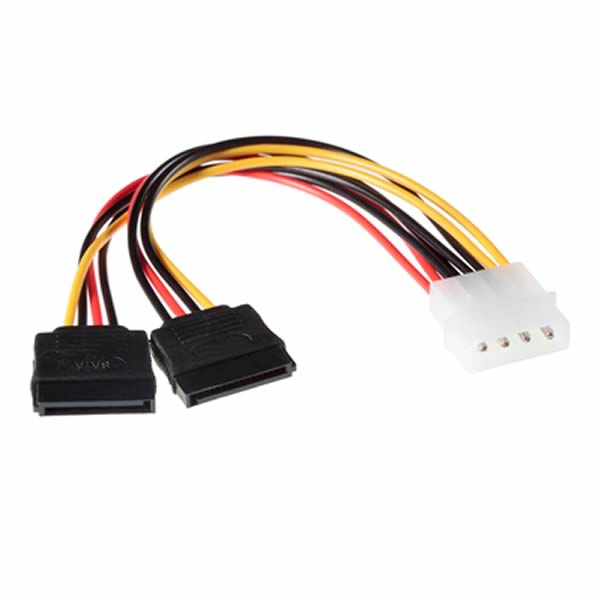 Cable SATA de corriente para discos internos, doble