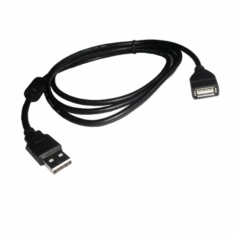 Cable de extensión USB de 1.5 metros - Negro