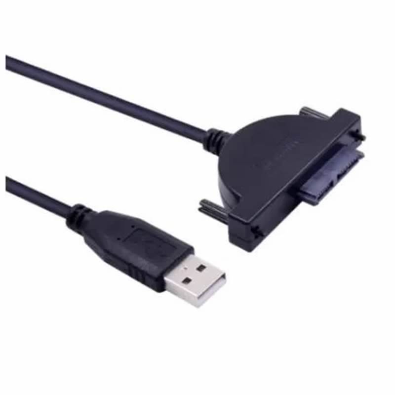 Convertidor / Adaptador de USB a MiniSata para Unidades de DVD externas