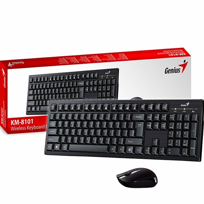 Combo de Teclado + Mouse inalámbricos GENIUS KM-8101