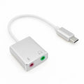 Convertidor Tipo C - Audio/Microfono 3.5mm de 2 Entradas