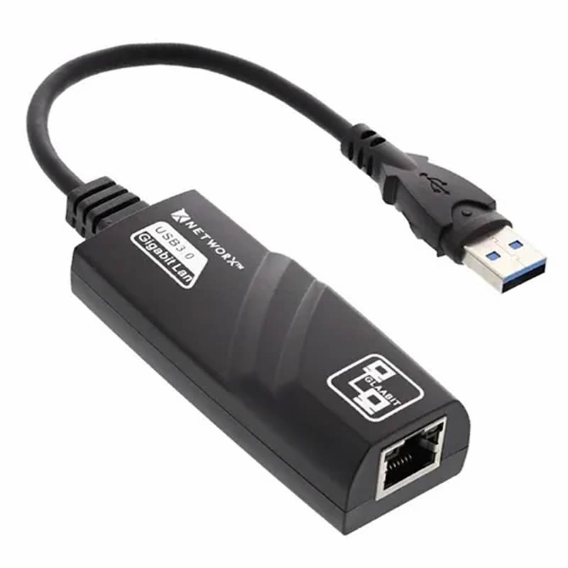 Convertidor USB 3.0 a LAN RJ-45 Gigabit (10/100/1000)