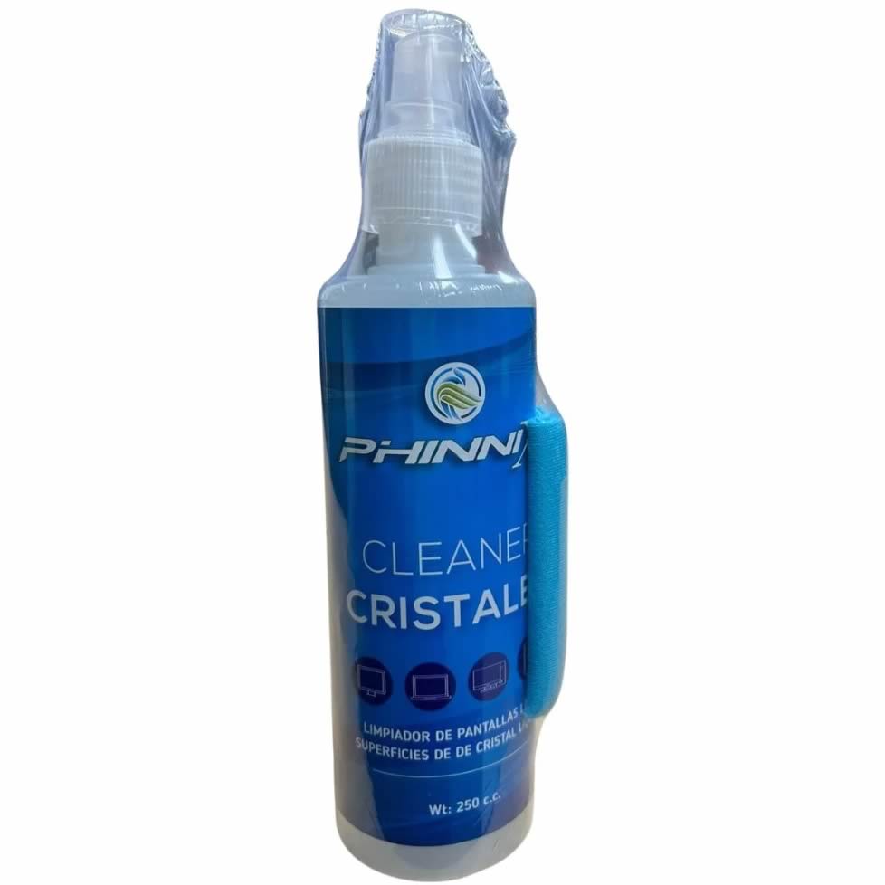 Limpiapantallas Phinnix en atomizador x 240 ml con paño