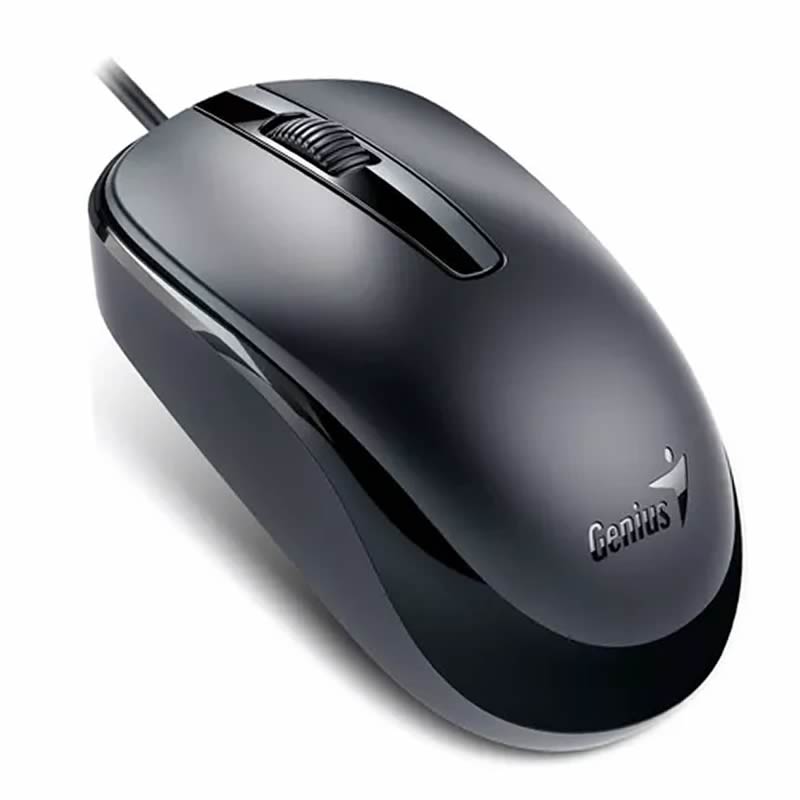 Mouse GENIUS DX-120 Negro, alámbrico USB
