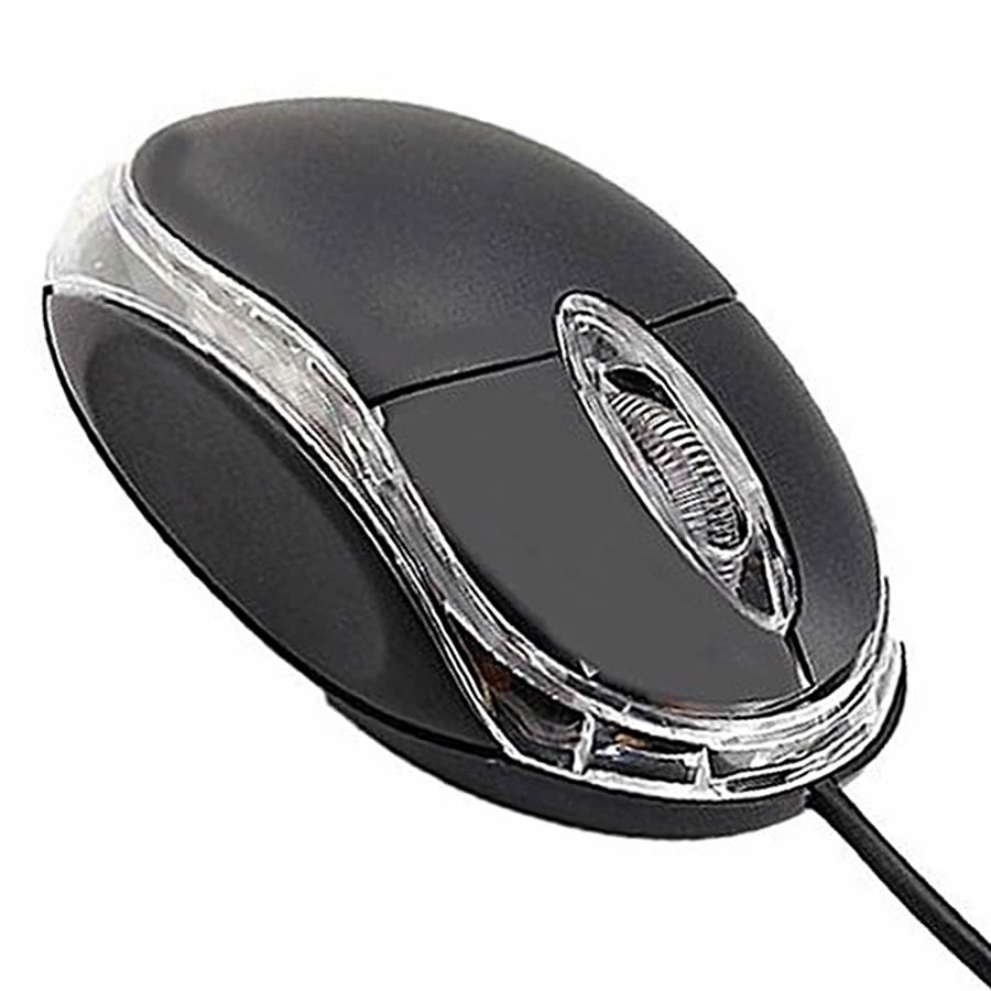 Mouse óptico alámbrico USB MS116 para PC y Portátil