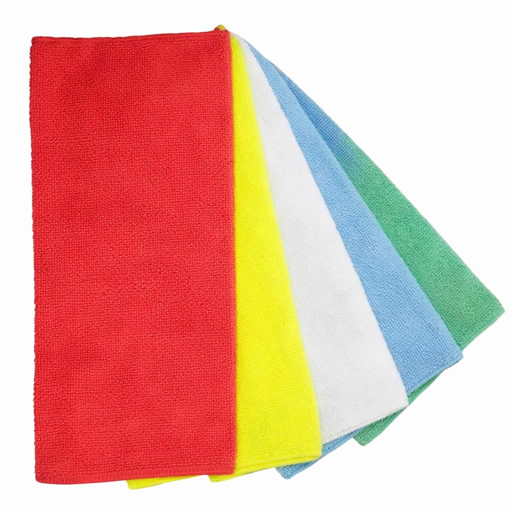 Paño microfibra de 40 x 30 cms x Unidad, en colores varios