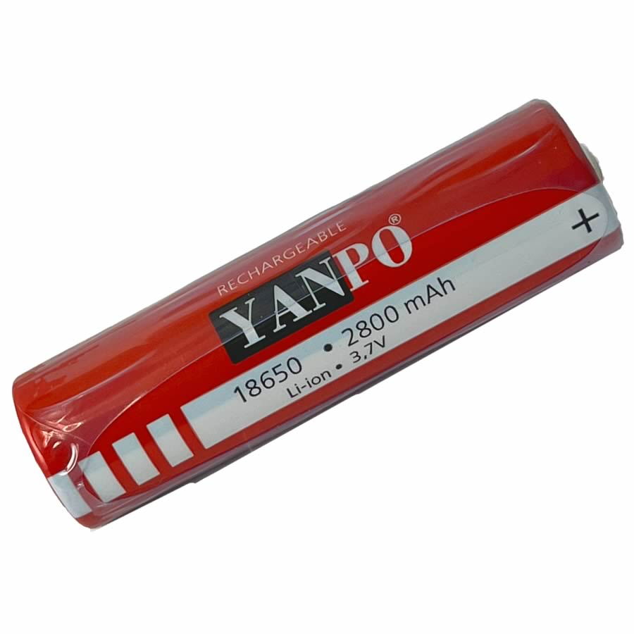 Pila Recargable de 3.7 V 18650 2200 mAh x 1 Und