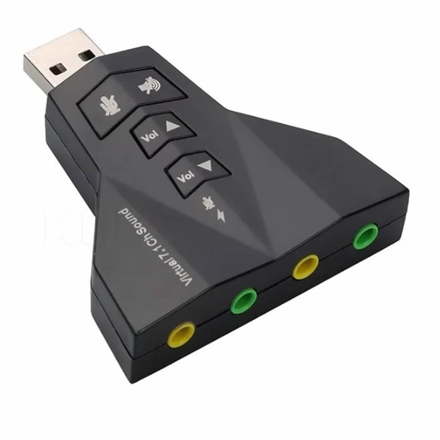 Tarjeta de Sonido USB Tipo Avión