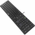 Teclado GENIUS SlimStar 126 Alámbrico USB – Teclas Planas de Bajo Perfil (Blanco o Negro)