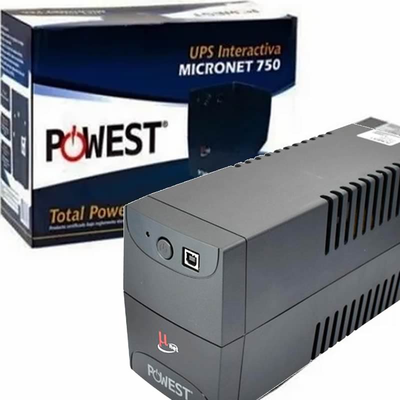 UPS interactiva POWEST Micronet de 750 VA