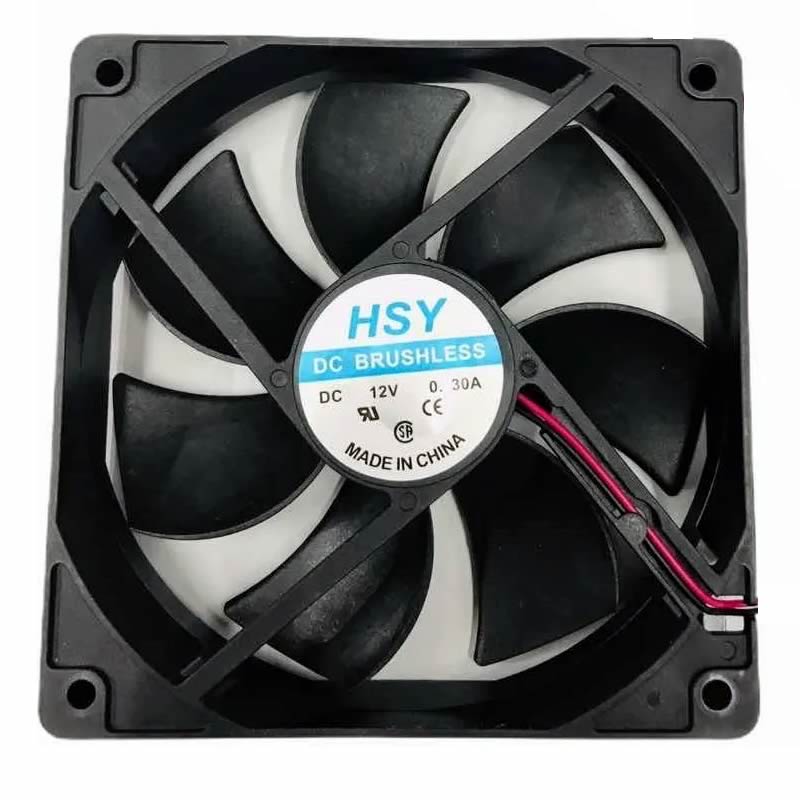 Ventilador Negro para PC de 12 cm (120 mm) – Fan para Chasis y Gabinete